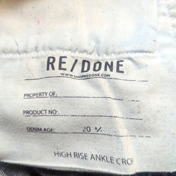 Redone originals high-rise ankle crop - Picture 5 of 8